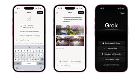Der Chatbot xAI Grok von Elon Musk ist jetzt als separate kostenlose App verfügbar