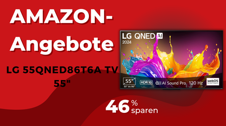 LG 55" QNED Smart TV – Jetzt über 600€ Rabatt beim Premium 4K-Fernseher!