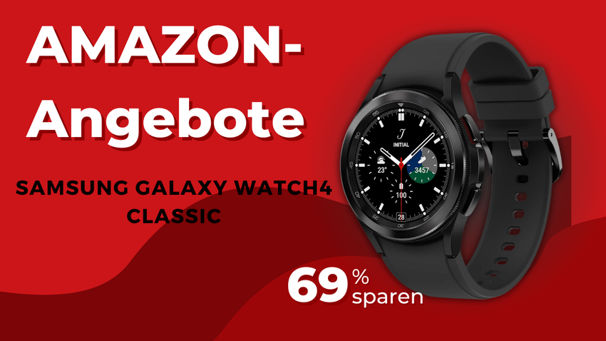 Samsung Galaxy Watch 4 Classic: Jetzt 69% günstiger - nur 129,00€ statt 419,00€!