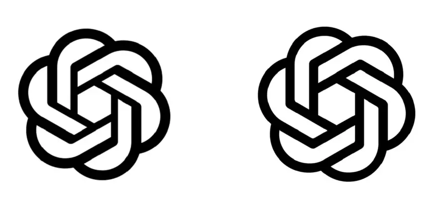 Finden Sie die Unterschiede: OpenAI hat sein Logo aktualisiert und eine eigene Schriftart eingeführt