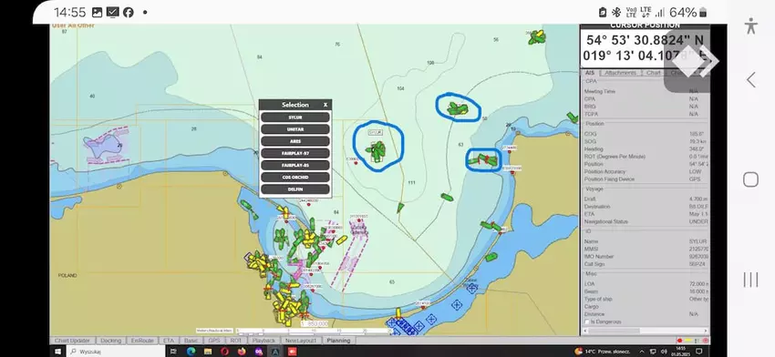 Ergebnisse der Lokalisierung der GNSS-Interferenzquelle