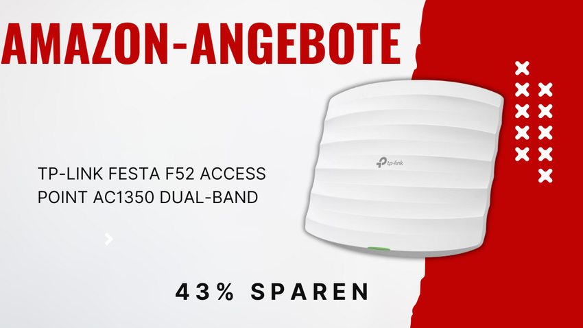 TP-Link Festa F52 Access Point AC1350 Dual-Band - Satte 43% Rabatt!