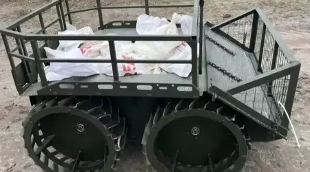 Ukrainische Armee führt leisen Logistik-Roboter ein 