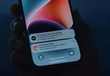 Die SOS-Notfallfunktion über Satellitenkommunikation auf dem ...