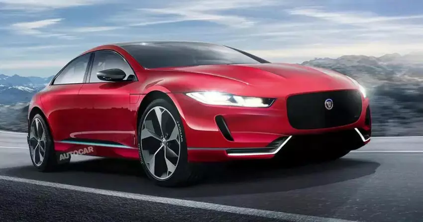 Der elektrische Jaguar XJ, der 2021 gestrichen wurde, wurde zum ersten Mal in seiner fertigen Form gezeigt