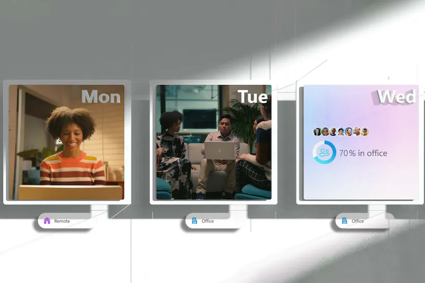 Microsoft Places, ein neues Programm zur Verfolgung der Arbeit Ihres Teams im Hybridmodus