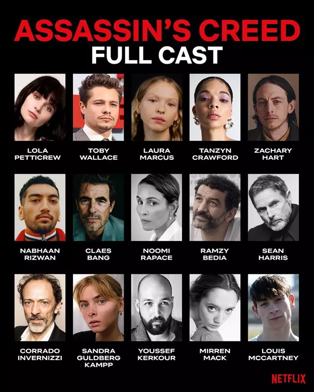 Offizielles Poster der Assassin's Creed Serie von Netflix