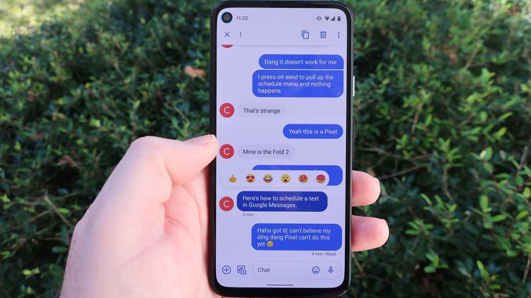 Google Messages unterstützt jetzt bildschirmfüllende Animationseffekte ...