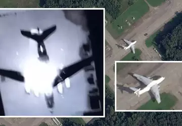 Einzigartiges Video von ukrainischem Drohnenangriff auf ...