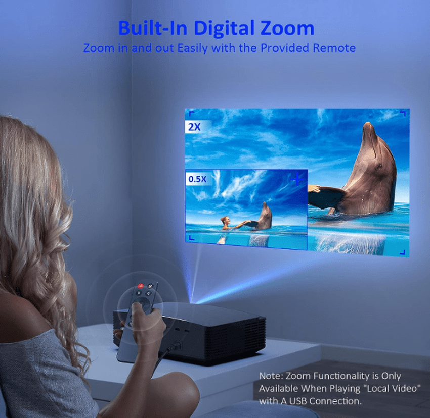 NexiGo PJ20 kabelloser Projektor Vergleich von NexiGo Beamern