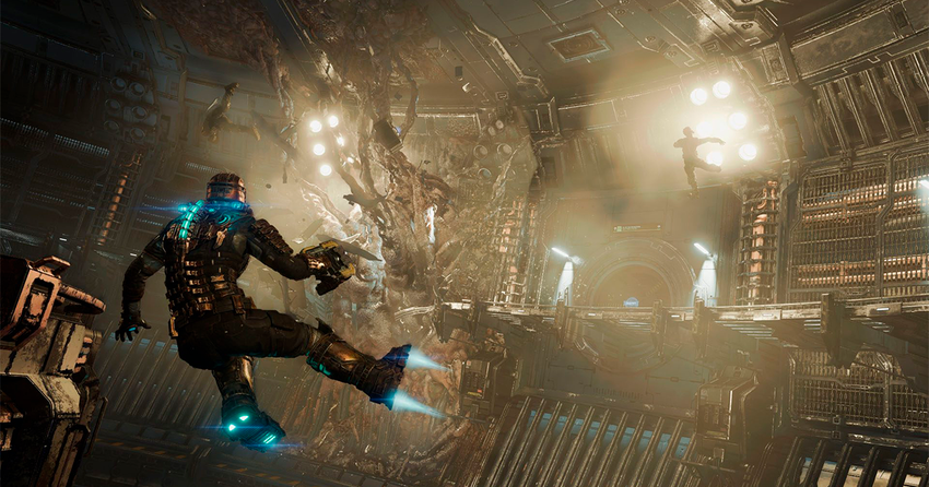 8 Minuten Gameplay aus dem Dead Space Remake: Isaac Clarke rettet die gruselige und atmosphärische Station und vernichtet die Nekromorphs