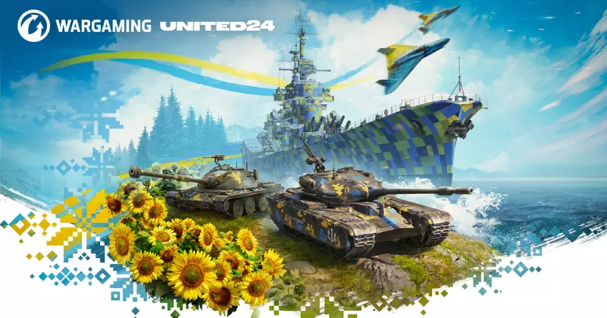 Wargaming gelang es, mehr als 1 Million Dollar für den Kauf von Krankenwagen des Typs C aufzubringen: Zu diesem Zweck verkaufte das Unternehmen ukrainische Themensets in 6 seiner Spiele