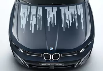 BMW iX3 Flow Edition: E-Ink-Motorhaube feiert ...