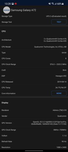 Samsung Galaxy A72 VS Galaxy A52 Test: Mittelklasse-Handys mit Flaggschiff-Ambitionen-131