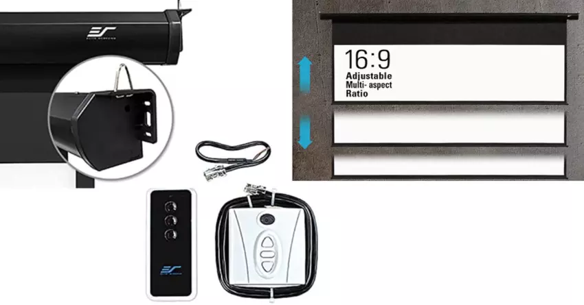 Elite Spectrum beste automatische Beamer-Leinwand