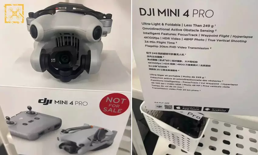 4K-Kamera mit 100 FPS, 249g Gewicht und 34 Minuten Flugzeit ab 799 € - DJI Mini 4 Pro Preis in Europa jetzt verfügbar