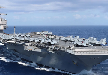 Die USA schickten den weltgrößten atomgetriebenen ...