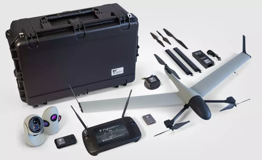 Der Rand 130 Blaue Drohne. Illustration: Red Cat Holdings