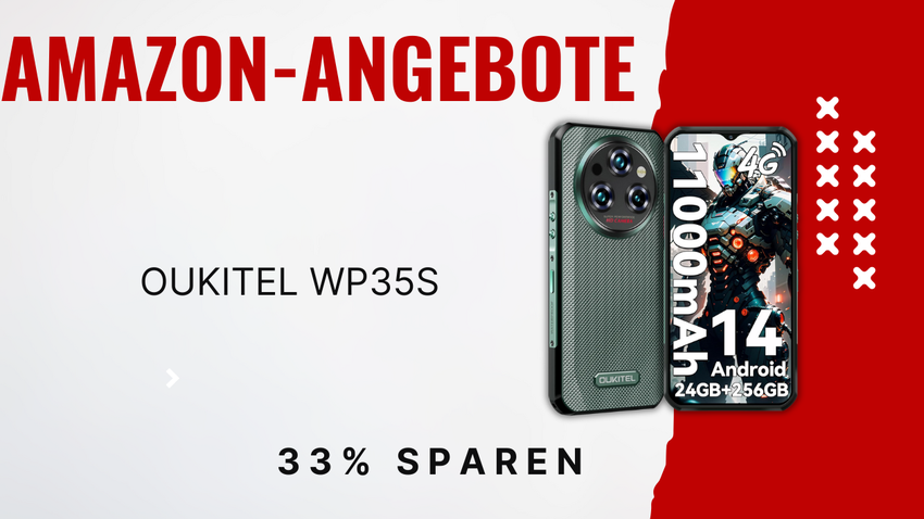 OUKITEL WP35S Outdoor Smartphone – Jetzt 100€ günstiger!