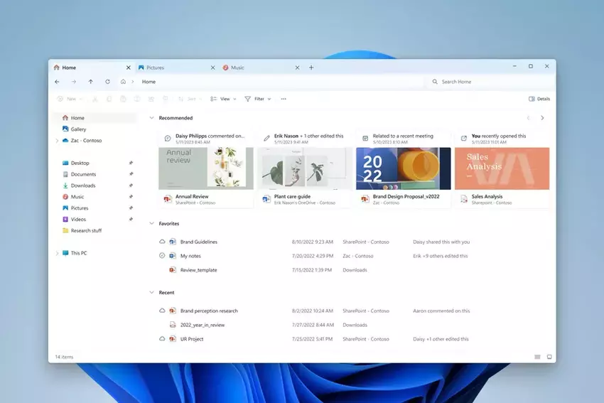 Microsoft testet neue Windows-Version mit aktualisiertem Explorer