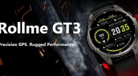 Die erschwingliche Rollme GT 3 Smartwatch mit enormer Akkulaufzeit, fortschrittlicher GPS-Navigation und hunderten Sportmodi wurde eingeführt