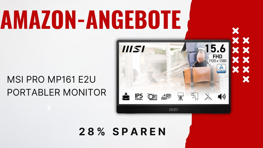MSI PRO MP161 Portabler Monitor – Jetzt 38€ günstiger!
