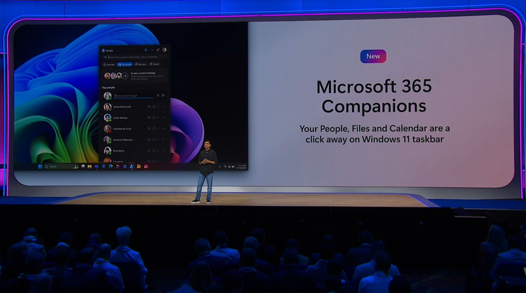 Die Microsoft 365 Companions App ermöglicht ...