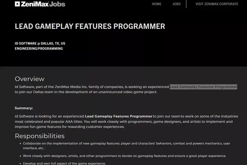 Ein Teaser des neuen Spiels von id Software
