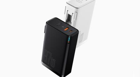 Baseus kündigt 87-W-Netzteil mit eingebautem 10.000-mAh-Akku und zwei USB-Anschlüssen an