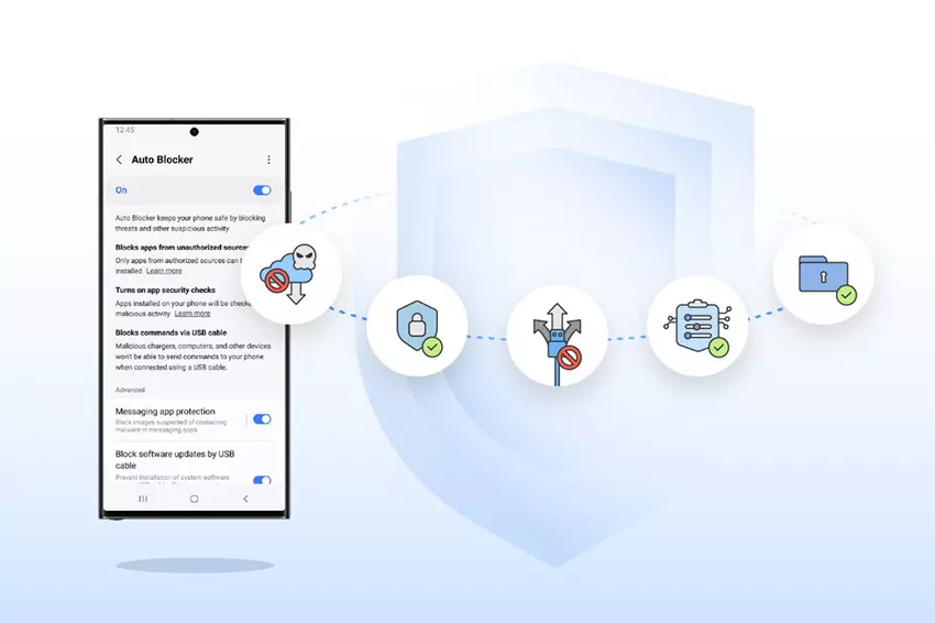 Smartphones mit One UI 6.1.1 erhalten verbesserte Auto-Blocker-Sicherheit