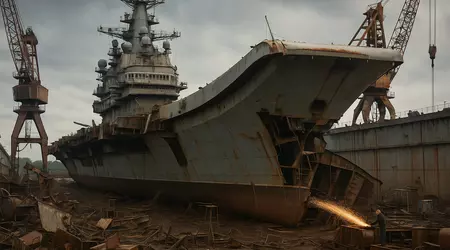 Der Admiral Kuznetsov könnte zum Schrottplatz geschickt werden: Russland stoppt die Reparatur seines einzigen Flugzeugträger Kreuzers