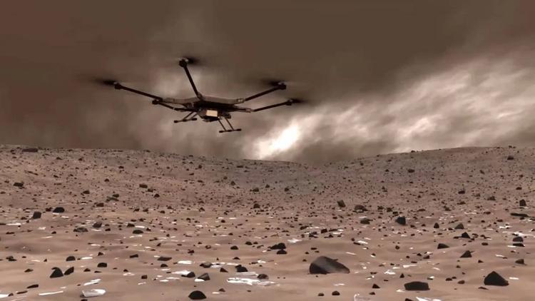 Die NASA entwickelt Mars Chopper, eine ...