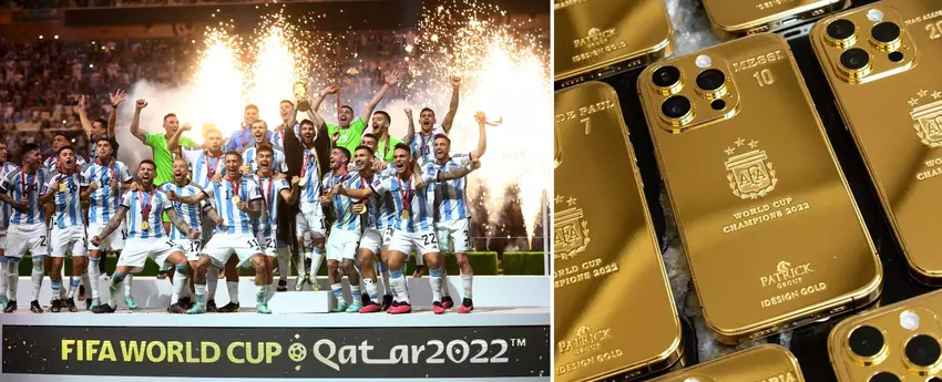 Lionel Messi bestellt goldene iPhones im Wert von £175.000 für Argentinien