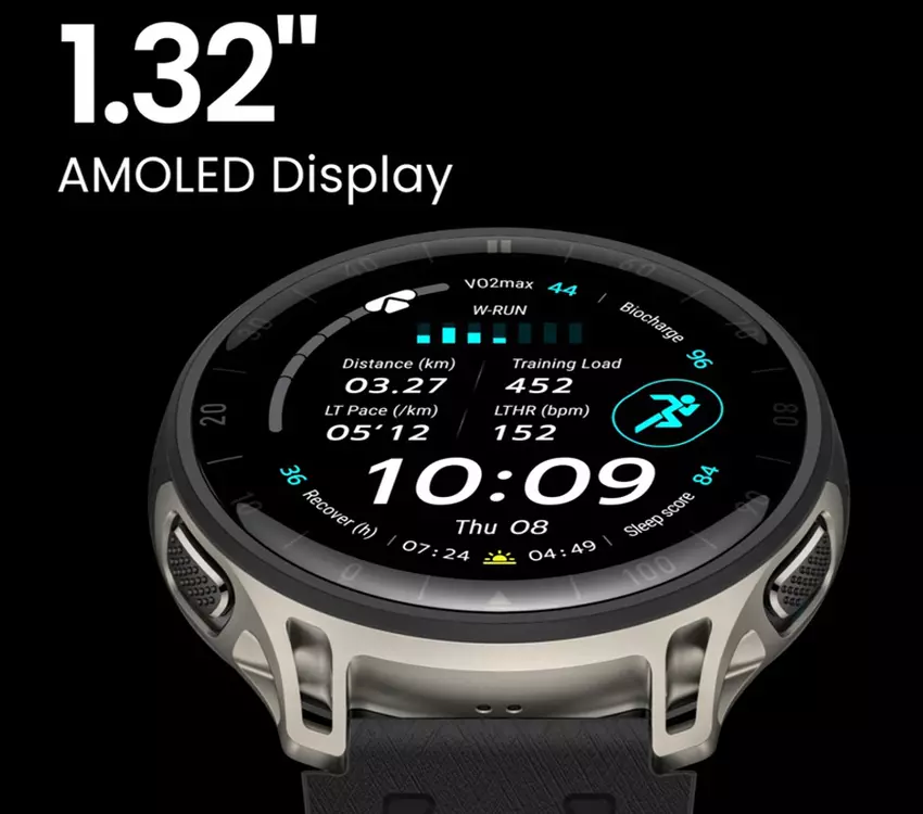 AMOLED-Display der Amazfit Cheetah 2 Pro