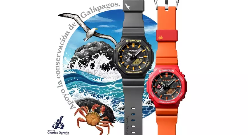 Casio stellte zwei G-Shock-Uhrenmodelle vor — Rock Crab und Albatross, gewidmet der Tierwelt der Galapagos-Inseln