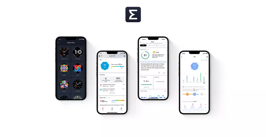 Eine aktualisierte Version der Zepp-App für Amazfit-Smartwatches steht zum Download bereit und bietet ein neues Design und neue Funktionen