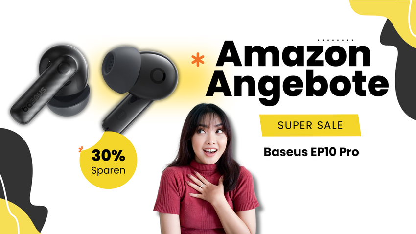 Baseus EP10 Pro Bluetooth Kopfhörer – 12€ Ersparnis sichern!