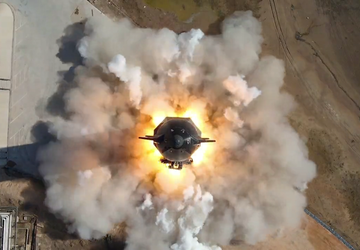 SpaceX hat einen statischen Test des ...