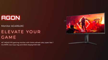 AOC AGON AG405UXC: Gaming-Monitor mit 40-Zoll-Bildschirm, IPS, 2K-Auflösung und 144 Hz