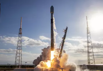 Historischer Raketenstart Falcon 9