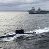 Der britische Flugzeugträger HMS Queen Elizabeth, der Kampfflugzeuge der fünften Generation vom Typ F-35B Lightning II an Bord hat, ist zum ersten Mal in der Geschichte unter NATO-Kommando gestellt worden.-36 Der britische Flugzeugträger HMS Queen Elizabeth, der Kampfflugzeuge der fünften Generation vom Typ F-35B Lightning II an Bord hat, ist zum ersten Mal in der Geschichte unter NATO-Kommando gestellt worden.-36