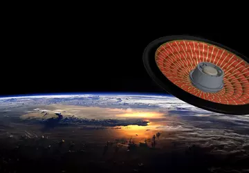 Die NASA testet einen aufblasbaren Hitzeschild ...