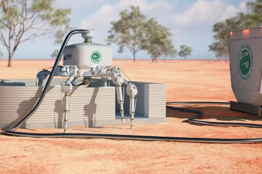 Spinnen auf der Baustelle: Der Roboter Charlotte druckt Häuser schneller, als du Kaffee kochst