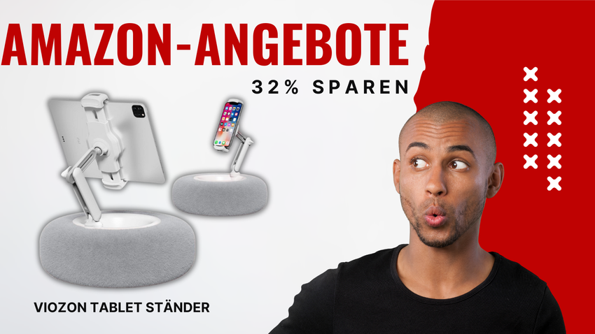 Viozon Tablet Ständer mit Kissen – Ergonomischer Komfort jetzt 32% reduziert!