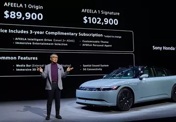 Der Preis für das Elektroauto Sony ...