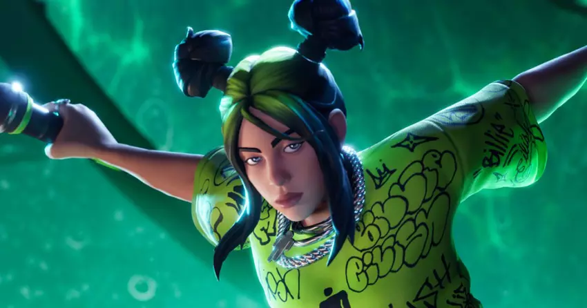 Die zweifache Oscar-Preisträgerin Billie Eilish tritt beim Fortnite Festival auf