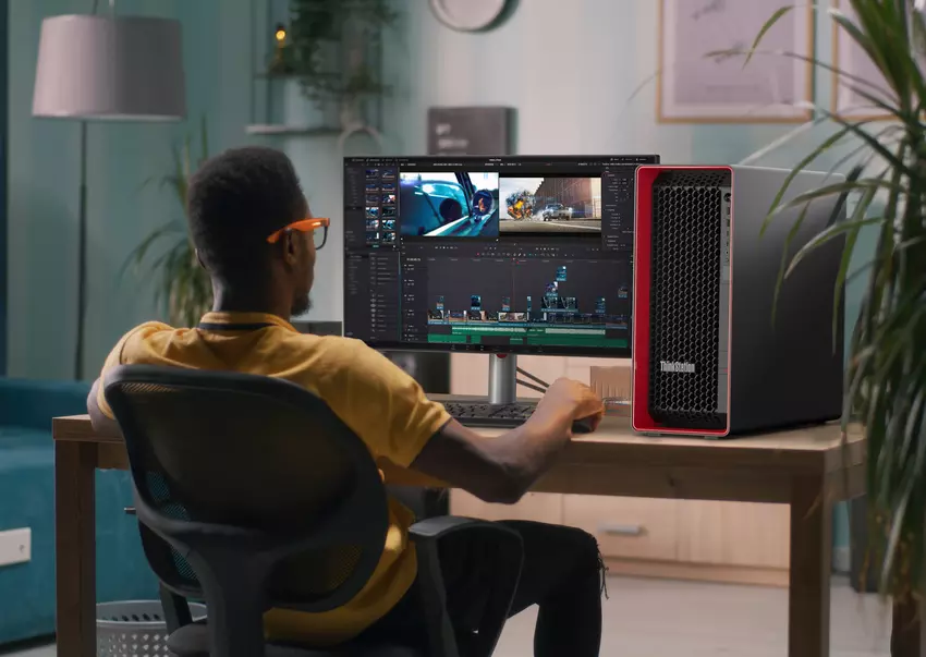 Lenovo hat die ThinkStation P8 Workstation mit AMD Ryzen Threadripper PRO 7000 WX Prozessoren und drei NVIDIA RTX 6000 Grafikkarten vorgestellt