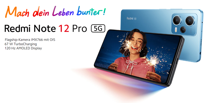 Redmi Note 12 Pro 5G mit Dimensity 1080 und 50MP-Kamera mit optischer Stabilisierung kommt in Europa in den Handel, Preis ab 400 €