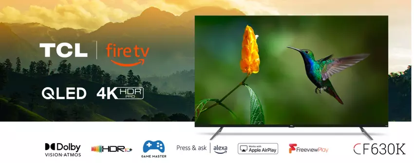 TCL CF6 Serie 4K Fire TV: eine Reihe von Smart-TVs mit QLED-Panels bis zu 55 Zoll, HDR10+, Amazon Alexa und HDMI 2.1 Unterstützung