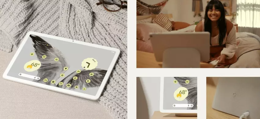 10,95" LCD, Tensor G2 Chip und Dual-Kameras: Details zum Google Pixel Tablet sind online aufgetaucht